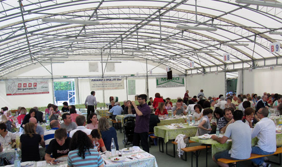Sagra dell'Assunta - Tensostruttura stand gastronomico Sagra dell'Assunta - Tensostruttura stand gastronomico
